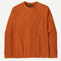 Discount Men's Work Waffle Crewneck T-Shirts|Long Sleeve
