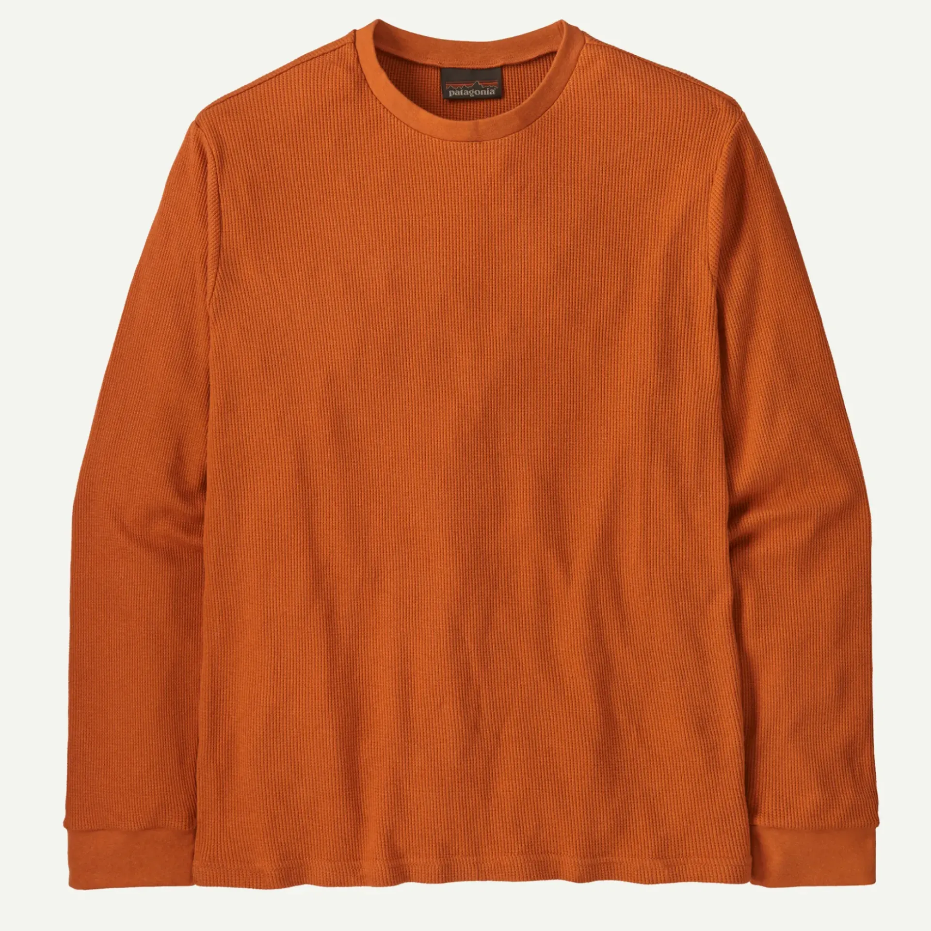 Discount Men's Work Waffle Crewneck T-Shirts|Long Sleeve