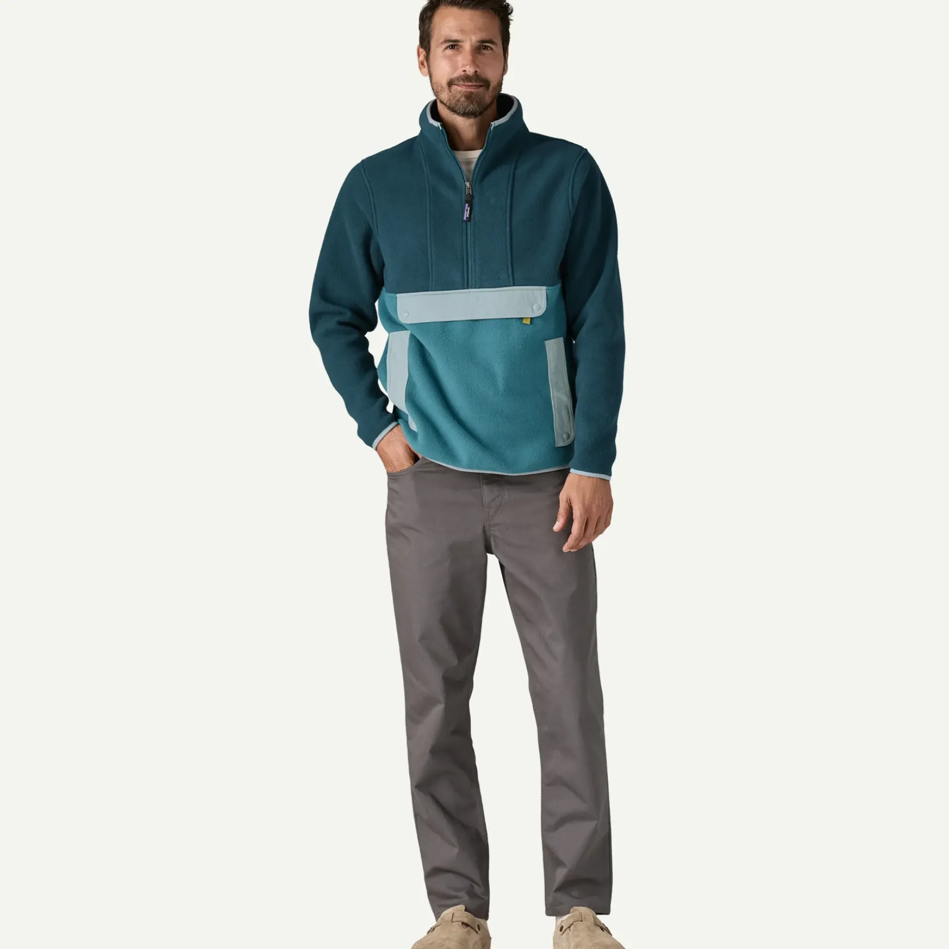Hot Synchilla® Fleece Anorak Pullover Men's|Pullovers