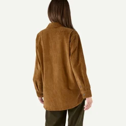 Outlet Women's Corduroy Overshirt Jacket Women Women’S|Button Down
