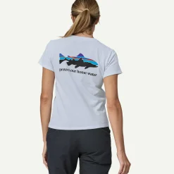 Online Women's Home Water Trout Pocket Responsibili-Tee® Women T-Shirts|Short Sleeve