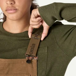 Women's Iron Forge™ Fleece-Lined Bib Work Overalls Women Baselayers|Baselayers