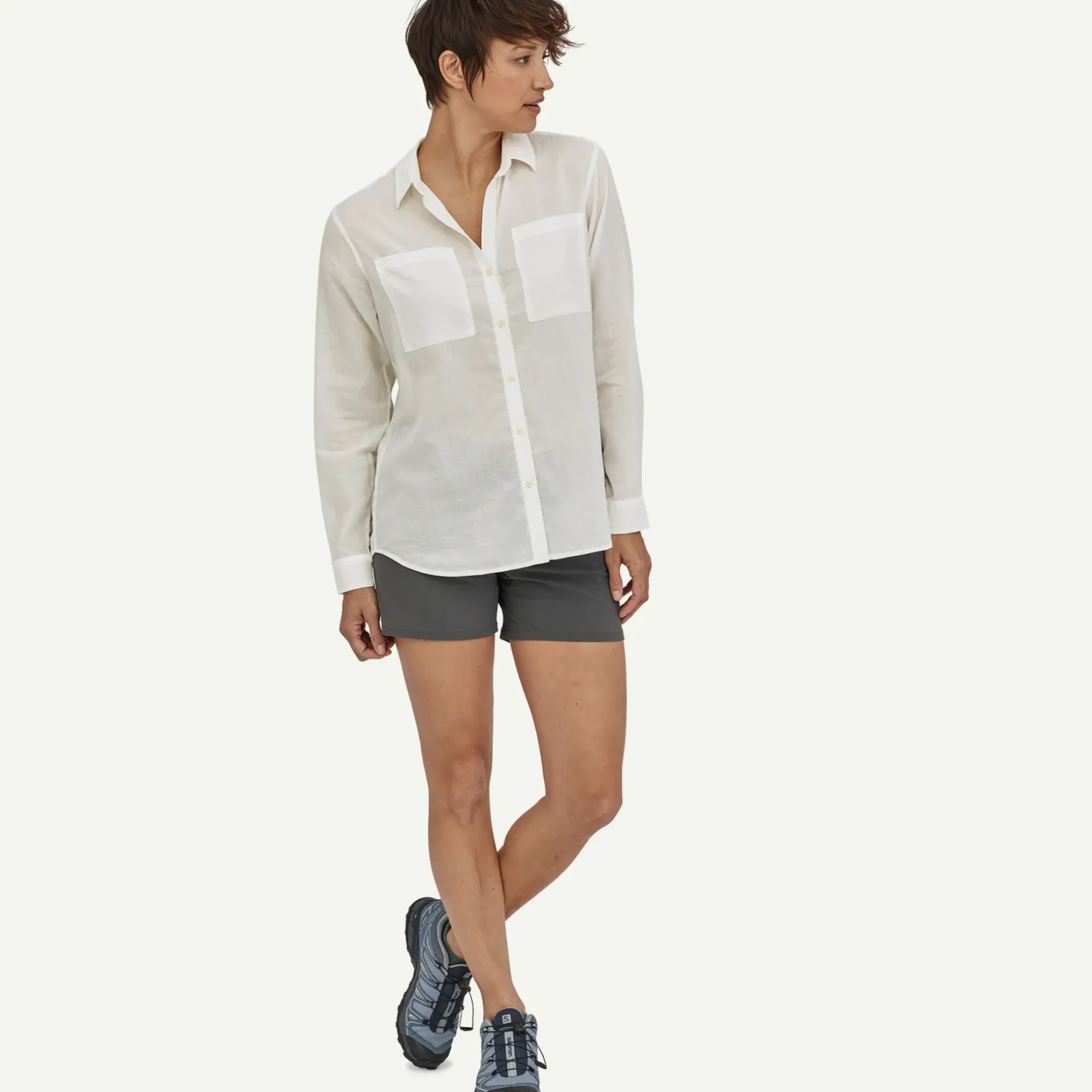 New Women's Lightweight A/C® Buttondown Shirt Women Button Down|Long Sleeve