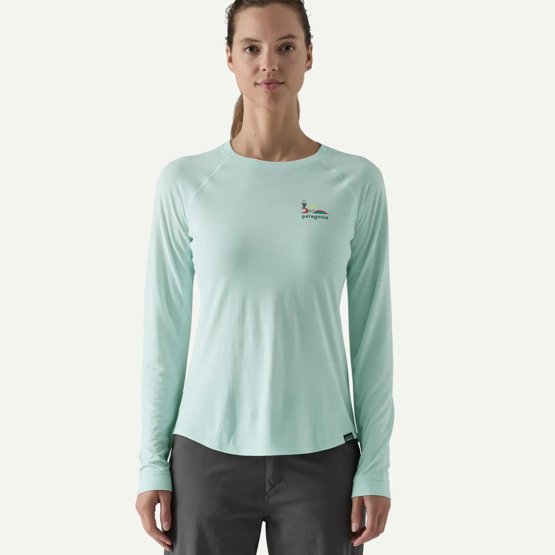 Discount Women's Long-Sleeved Capilene® Cool Trail Graphic Shirt Women Shop Women’S|Tech Tees