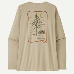 Outlet Women's Long-Sleeved Capilene&reg; Cool Daily Graphic Shirt - Lands Women Shop Women’S|Shop Women’S