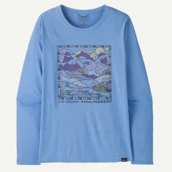 Outlet Women's Long-Sleeved Capilene&reg; Cool Daily Graphic Shirt - Lands Women Shop Women’S|Shop Women’S