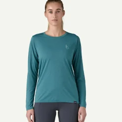 Outlet Women's Long-Sleeved Capilene&reg; Cool Daily Graphic Shirt - Waters Women Shop Women’S|Shop Women’S