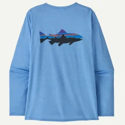 Outlet Women's Long-Sleeved Capilene&reg; Cool Daily Graphic Shirt - Waters Women Shop Women’S|Shop Women’S