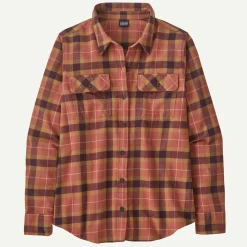 Hot Women's Long-Sleeved Organic Cotton Midweight Fjord Flannel Shirt Women Women’S|Button Down