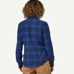 Hot Women's Long-Sleeved Organic Cotton Midweight Fjord Flannel Shirt Women Women’S|Button Down