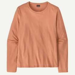 Sale Women's Long-Sleeved Regenerative Organic Certified&reg; Cotton Tee Women Women’S|T-Shirts
