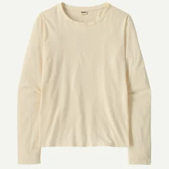 Sale Women's Long-Sleeved Regenerative Organic Certified&reg; Cotton Tee Women Women’S|T-Shirts