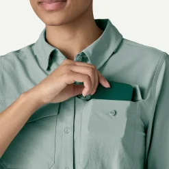 Hot Women's Long-Sleeved Self-Guided Sun Shirt Women Shop Women’S|Button Down
