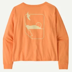 Hot Women's Long-Sleeved Swell Drifter Easy-Cut Organic T-Shirt Women T-Shirts|Long Sleeve
