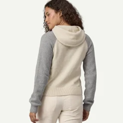 Hot Women's Recycled Wool-Blend Hooded Pullover Sweater Women Women’S|Sweaters