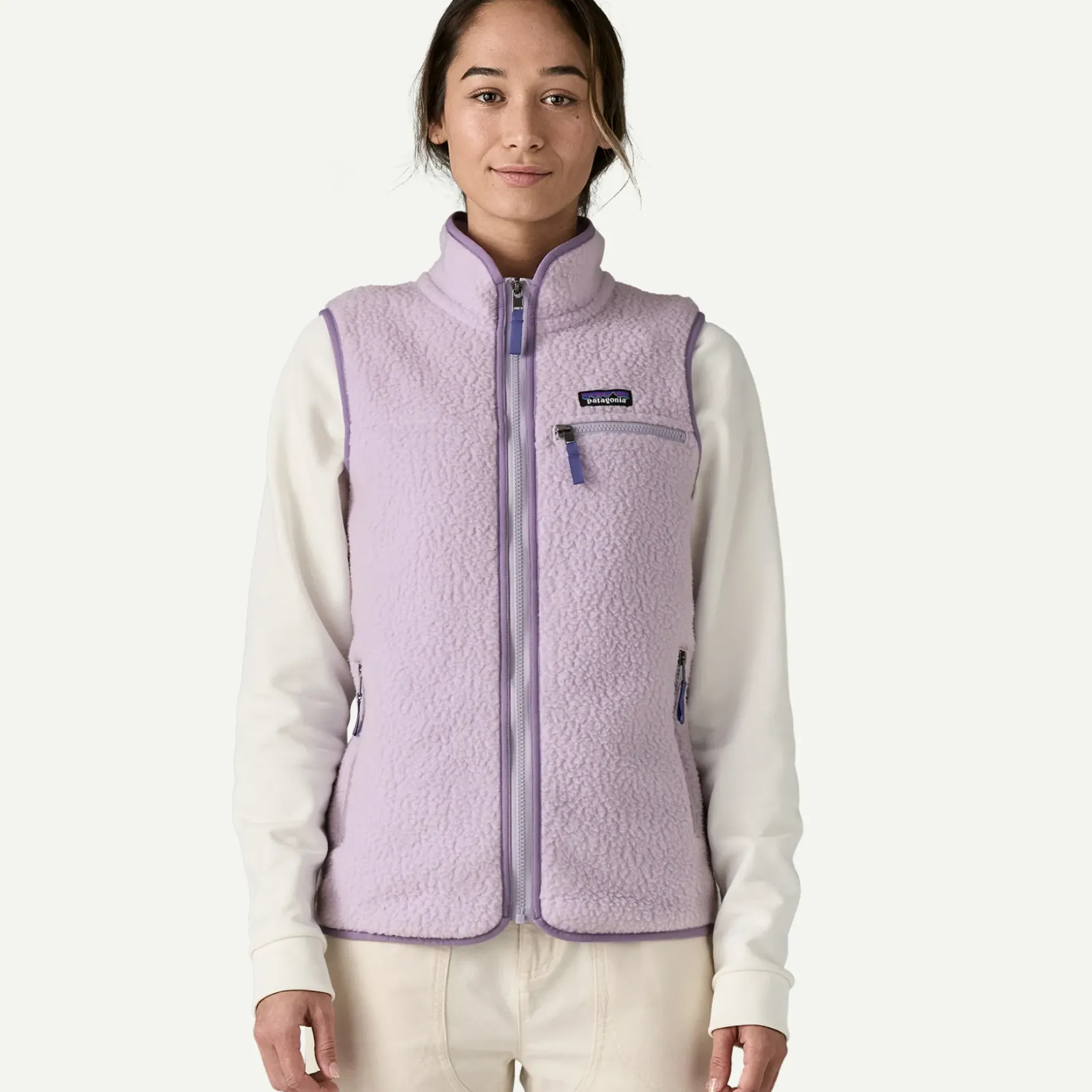 Women's Retro Pile Fleece Vest Women Vests|Vests