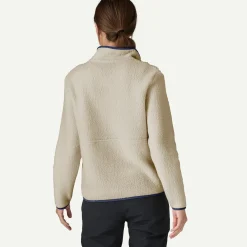 Women's Retro Pile Fleece Marsupial Pullover Women Women’S|Pullovers