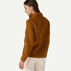 Women's Retro Pile Fleece Marsupial Pullover Women Women’S|Pullovers