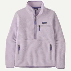 Women's Retro Pile Fleece Marsupial Pullover Women Women’S|Pullovers