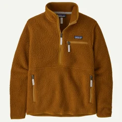 Women's Retro Pile Fleece Marsupial Pullover Women Women’S|Pullovers