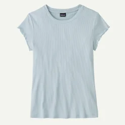 Clearance Women's Rib-Knit Top Women T-Shirts|Long Sleeve