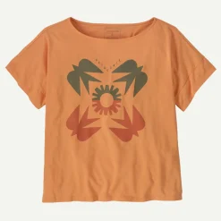 Women's Sunfirst Relaxed Drop-Sleeve Organic T-Shirt Women T-Shirts|Short Sleeve