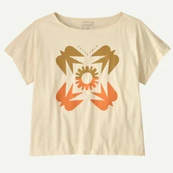 Women's Sunfirst Relaxed Drop-Sleeve Organic T-Shirt Women T-Shirts|Short Sleeve