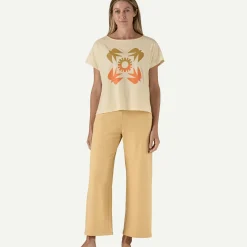 Women's Sunfirst Relaxed Drop-Sleeve Organic T-Shirt Women T-Shirts|Short Sleeve