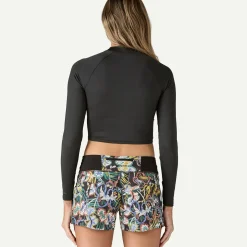 New Women's Swell Seeker Cropped Rashguard Women Shop Women’S|Boardshorts & Rashguards