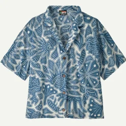 Women's Tidal Threads Shirt Women Button Down|Short Sleeve