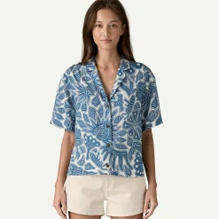 Women's Tidal Threads Shirt Women Button Down|Short Sleeve