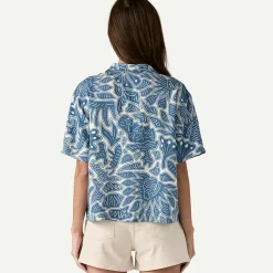 Women's Tidal Threads Shirt Women Button Down|Short Sleeve