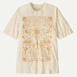 Women's Tread Lightly Oversized Organic T-Shirt Women T-Shirts|Long Sleeve
