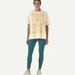 Women's Tread Lightly Oversized Organic T-Shirt Women T-Shirts|Long Sleeve