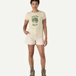 Clearance Women's Vote Her Organic Ringer Tee Women T-Shirts|Short Sleeve