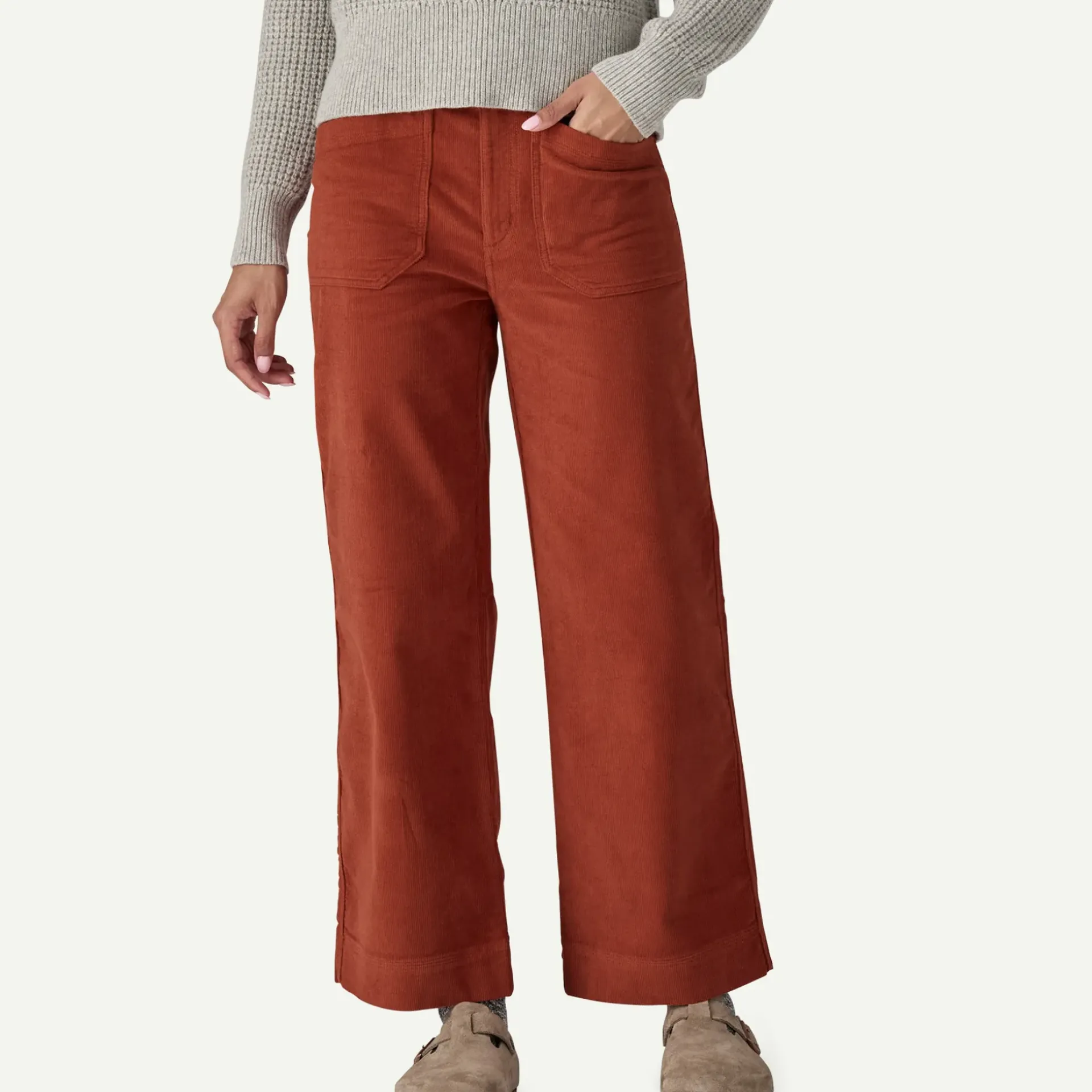 Clearance Women's Wide-Leg Corduroy Pants Women Women’S|Pants & Jeans