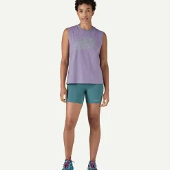 Clearance Women's Wind Runner Boxy Organic Tank Top Women T-Shirts|Short Sleeve