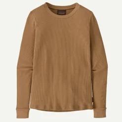 Best Women's Work Waffle Crewneck Women T-Shirts|Long Sleeve